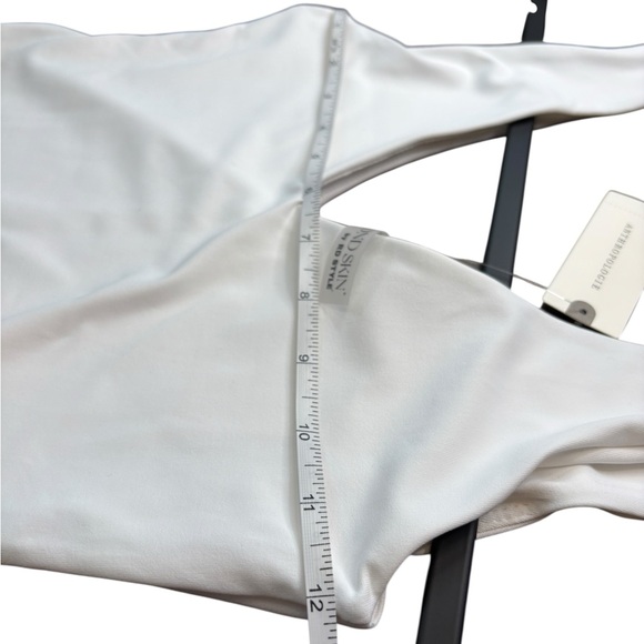 NWT Anthropologie Second Skin by RD Style V-Neck Bodysuit White XS - Picture 8 of 12